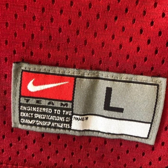 Unisex Nike Youth Red Nike Stanford Football Jersey Sz L - Picture 5 of 8